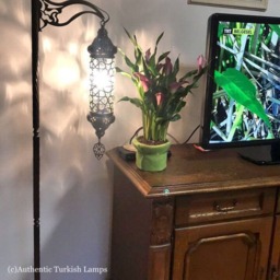 Standing Lamp, Morocco Lantern, Chandelier, Turkish Light, Morocco Standing Lamp, Standing Hallway Lamp, Morocco Lamp, Turkey Lamp - thumbnail 2