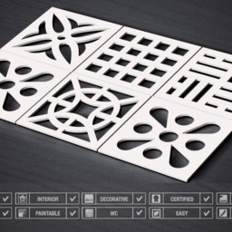 Mid Century - 3D Wall Panels Paneling Panele Decorative Tiles Skumice3Dp - thumbnail 3