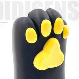 Cute Paw - Kawaii Cat Pencil Holder Cup Tool Organizer Makeup Brush 3D Printed - thumbnail 3