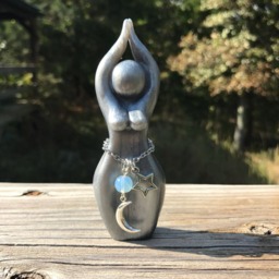 Aradia Story Goddess Statue - Sculpture, Moon Goddess, Lunar Wisdom, Witch - thumbnail 3