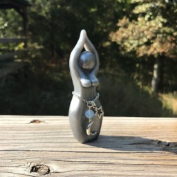 Aradia Story Goddess Statue - Sculpture, Moon Goddess, Lunar Wisdom, Witch - thumbnail 4
