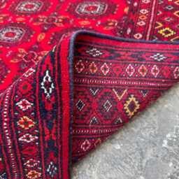 Exquisite 2'9x9'9 Bokhara Runner Rug - Hand-Knotted Wool Turkmen , Oriental Tribal Vintage Design, Kitchen, Hallway Runner, Gift Rug - thumbnail 4