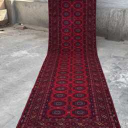 Exquisite 2'9x9'9 Bokhara Runner Rug - Hand-Knotted Wool Turkmen , Oriental Tribal Vintage Design, Kitchen, Hallway Runner, Gift Rug - thumbnail 3