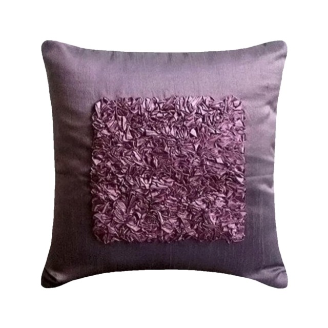 "Throw Pillow For Bed Plum Purple Decorative 24""x24""/26""x26" - image 1