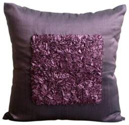 "Throw Pillow For Bed Plum Purple Decorative 24""x24""/26""x26" - thumbnail 3