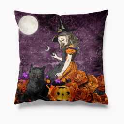 Outdoor Garden Cushion - Alice in Wonderland Halloween- Waterproof Water Resistant Pillows 18