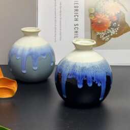 Unique Ceramics Vase Desk Decor Gifts For Mom, Cute Mommy Pot Handmade Pottery, Keepsake Miniature Small Flower Gift Her - thumbnail 3