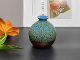 Unique Ceramics Vase Desk Decor Gifts For Mom, Cute Mommy Pot Handmade Pottery, Keepsake Miniature Small Flower Gift Her - thumbnail 1