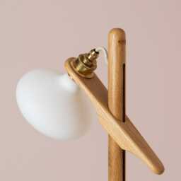 Lomm Floor Lamp in Oak - thumbnail 3