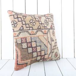 16x16 Turkish Kilim Pillow Cover Bohemian Cushion - thumbnail 2
