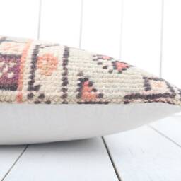 16x16 Turkish Kilim Pillow Cover Bohemian Cushion - thumbnail 4