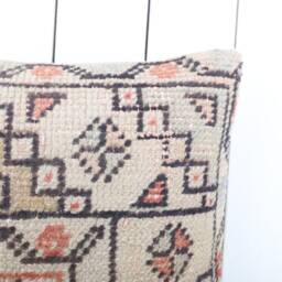 16x16 Turkish Kilim Pillow Cover Bohemian Cushion - thumbnail 3
