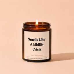 Funny Midlife Crisis Candle Gift - Sarcastic Birthday 40Th 50Th Friend Humorous - thumbnail 2