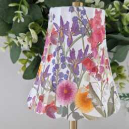 Beautiful Decoupaged Floral Usb Rechargeable Table Lamp. Indoor/Outdoor Matching Picture Plate Available.no Plugs Or Sockets Needed - thumbnail 3