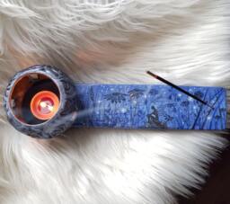 Handmade Cottagecore Incense Holder Fairy Ceramic Tealight Burner - thumbnail 1