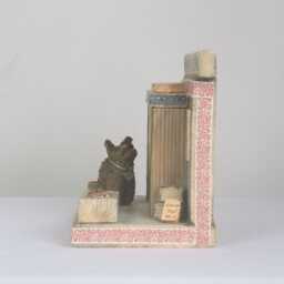Pupper's Paradise, Driftwood Sculpture, Dog Ornament, Pet Shop Decoration, Rustic Gift, Wooden Present, Diorama - thumbnail 3