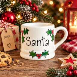 Santa Plate, Personalised Christmas Eve Xmas Cookies For Santa, Plate - thumbnail 4