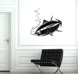 Fishing Vinyl Wall Decal Fish Fisher Room Garage Decoration Art Stickers Mural - #2753Di - thumbnail 1