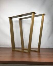 Table Legs, Table, Metal Dining Desk Desk, Furniture Steel Industrial Set Of 2 - thumbnail 1