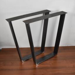 Table Legs, Table, Metal Dining Desk Desk, Furniture Steel Industrial Set Of 2 - thumbnail 2