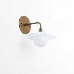 Brass Wall Sconce - Light With Brass Shade - Minimal Sconce Light, Ul Listed, Ppq-4, No.0199 - thumbnail 3