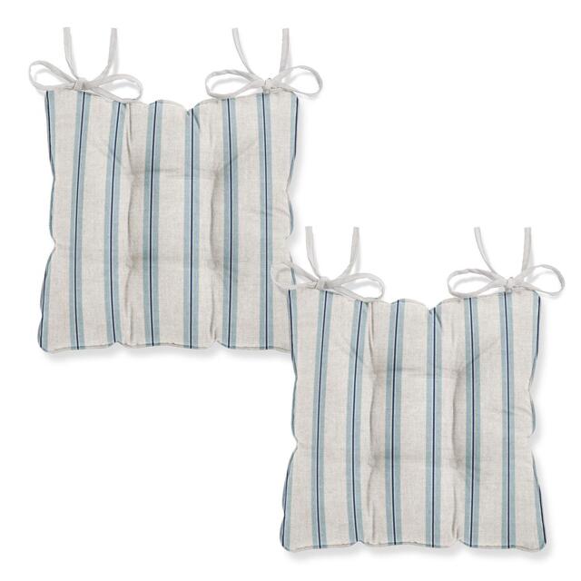 Harrison Cropper Winterfell Skylight Ticking Stripe Chair Seat Pad