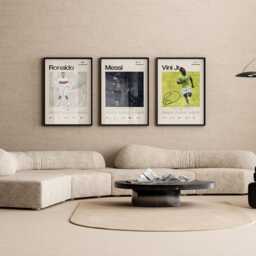 Cr7 Portugal Football Stats Poster, Cristiano Ronaldo Wall Art, Soccer Room Decor, Gift - thumbnail 4