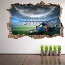 Rugby Players Wall Decal Sticker Mural Poster Print Art Kids Bedroom Home Decor Fr23 - thumbnail 2