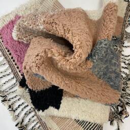 Yakiti - 5X8Ft Moroccan Rug, Beni Ourain Area Modern Wool Living Room Beniourain Handmade Soft Carpet, 155 cm X 240 - thumbnail 4
