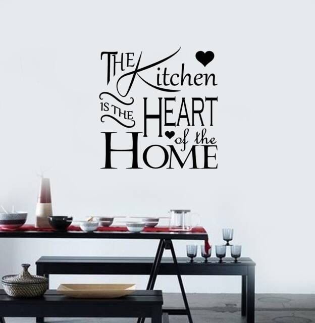 Kitchen Quote Vinyl Wall Decal Saying Dining Room Home Art Stickers Mural - #2805Di - image 1