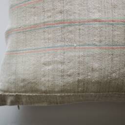 Natural Striped Hmong Pillow Cover With Neon Stripes 18 - thumbnail 4