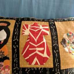 Hand Made Japanese Style Throw Cushions 50cm X - thumbnail 3