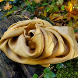 Gold Mushroom Dyed Mulberry Silk Pillowcases - Queen & Standard Sizes - thumbnail 3
