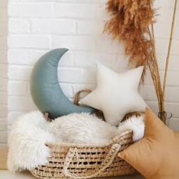 Nursery Throw Pillows - Moon, Star, Cloud, Cotton Decorative Cushions - thumbnail 4