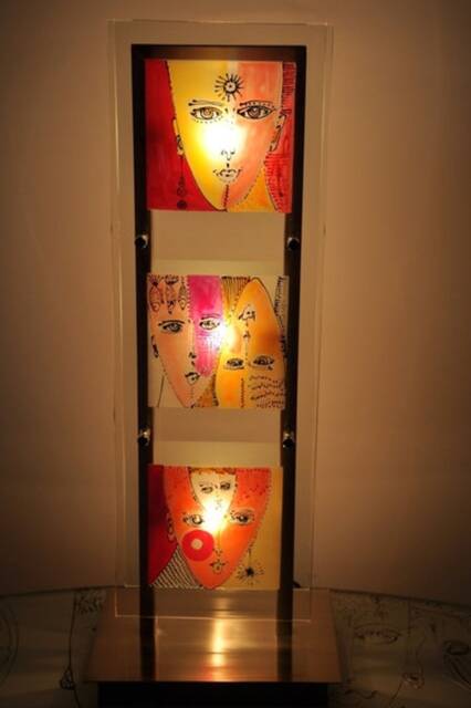"Glass Lamp ""Three in One" - image 1