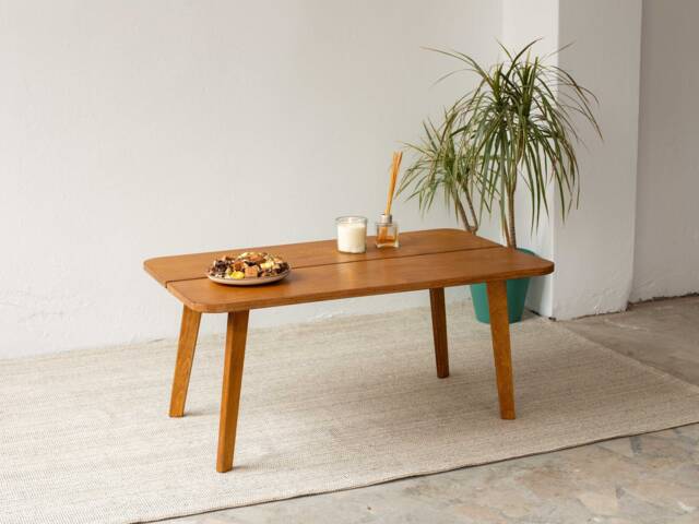 Birch Plywood Rectangle Coffee Table, Low Sofa Table - image 1