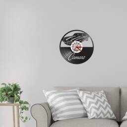 Free Shippingfree Shipping Camaro Themed Vinyl Record Clock - thumbnail 2