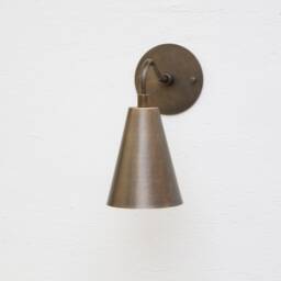 Brass Wall Sconce Light With, Modern Brass Light, Mid Century Wall Sconce Ul Listed, No.0463 - thumbnail 2