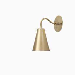 Brass Wall Sconce Light With, Modern Brass Light, Mid Century Wall Sconce Ul Listed, No.0463 - thumbnail 3