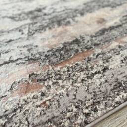 New Modern Pink Silver Grey Cream Metallic Marble Wave Design Rug Colorful Silky Soft Good Quality Floor Area Mats UK - thumbnail 3