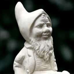 Hardworking Gnome Statue Concrete Garden With Tools Stone Worker Dwarf Sculpture Outdoor Yard Decoration Handmade Art Lover Gift - thumbnail 2
