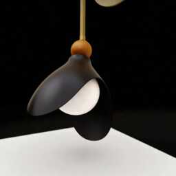 Lily Wall Sconce Italian Full Brass Sputnik Ceiling Lamp Light Fixture Swivel Lighting Black - thumbnail 3