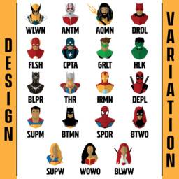 Customised Superhero Themed Pillow Case With 19 Character Option Personalised Gifts For Girls & Boys Sleepover Party Or Home Accessories - thumbnail 2