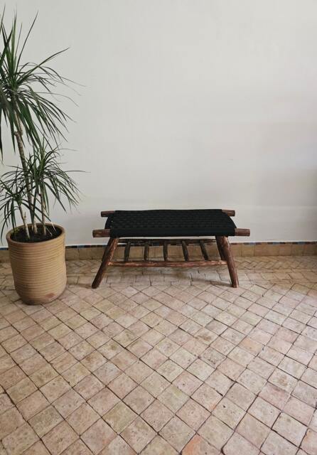 Wooden Bench With Integrated Storage - image 1