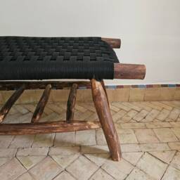 Wooden Bench With Integrated Storage - thumbnail 3