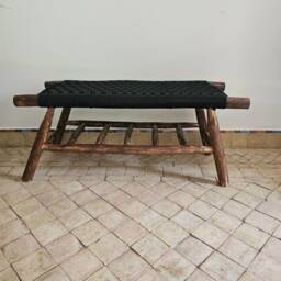Wooden Bench With Integrated Storage - thumbnail 2