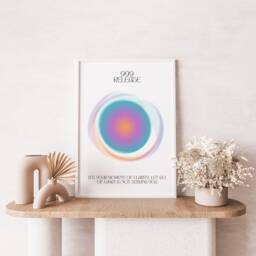 Angel Number 999 Gradient Print Spiritual Aura Art - thumbnail 2