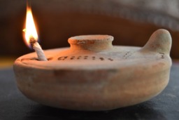 Eco Small Candle, Oil Lamp New Home, Collectible Lamp, Authentic Oil Lamp, Ancient Rustic Holy Mini Wicks