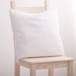 Linen Pillow Cover - Square Pillow Cover Softened Case Zipper Stylish Organic - thumbnail 3