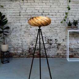standing Lamp Made Of Olive Ash Wood, Handmade Design Lamp - thumbnail 2